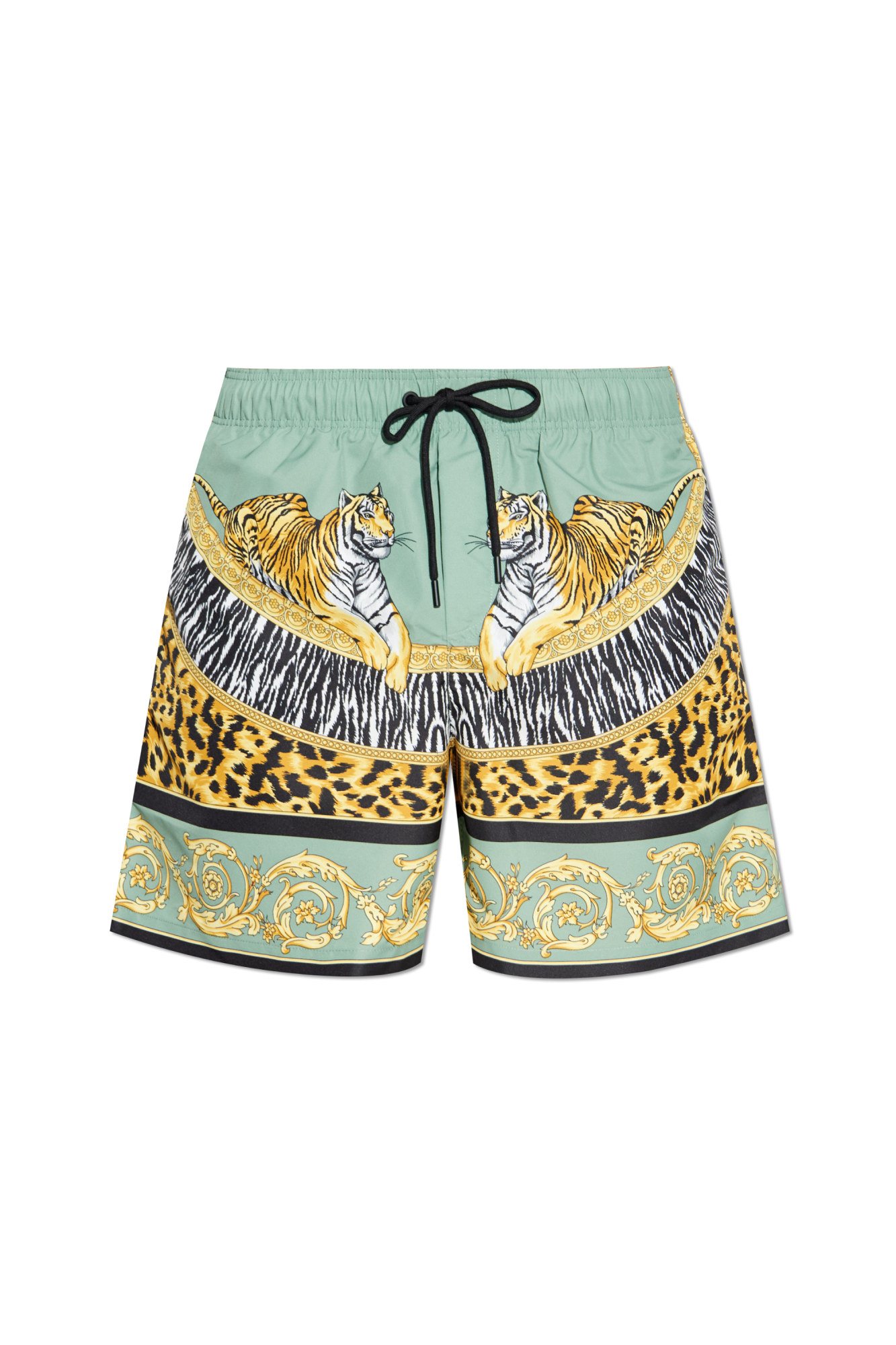 水着 Versace Printed Polyester Swimming Shorts Versace Swim shorts with Versace Gallery print | Men's